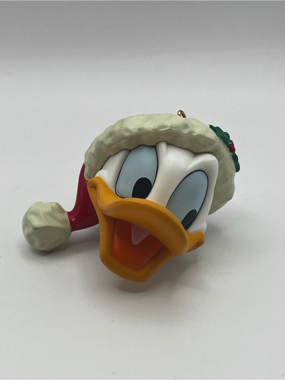 Vintage Disney Donald Duck Santa Hat Christmas Ornament